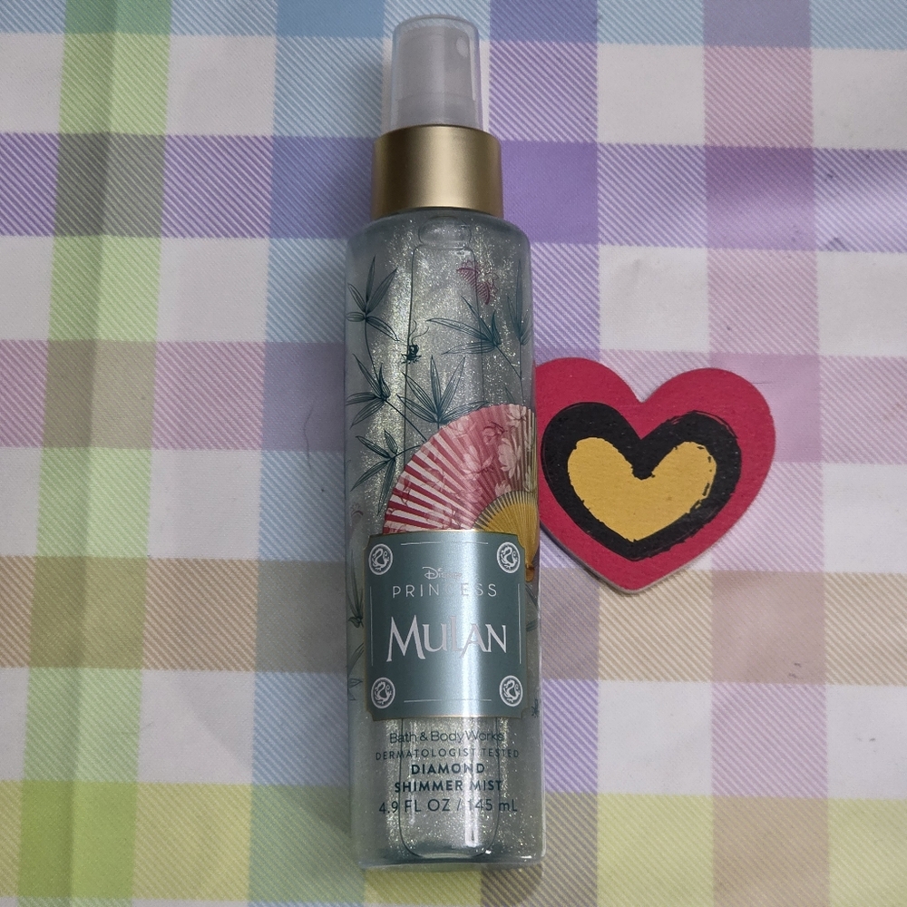 Bath & Body Works Disney Mulan Shimmer Fragrance Body Mist NEW Rare